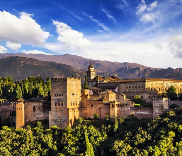 Granada La AlhambraAncient arabic fortress of Alhambra, Granada, Spain.